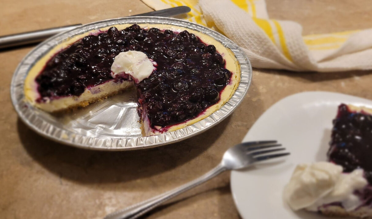 High Protein Berry Cheesecake