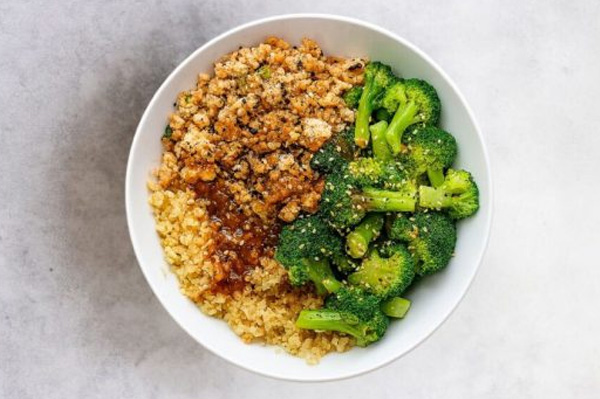 Teriyaki Turkey Cauliflower Rice Bowl